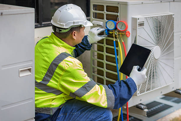 Professional Hvac technician working in West New York, NJ